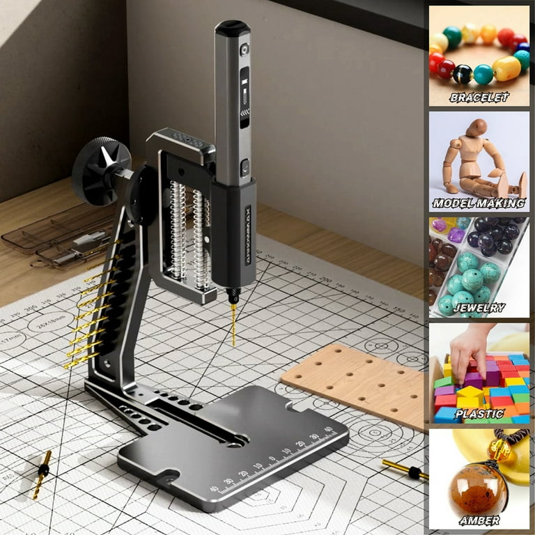 AM ARROWMAX Mini Electric Drill with Benchtop Press Drill Presses