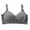 Dark Blue, variant on SYMOID Womens Seamless Wireless T-Shirt Bra Full Coverage Comfort Bra Nylon Spandex Adjustable Straps Plus Size Options 36-46 B/C Beige,Size 44