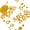 Gold Style B, variant on Yihuala Wedding Rings Confettis for Wedding Decoration Glittering Wedding Table Confettis for Bridal Showers Engagements