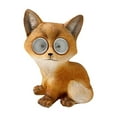 thumbnail image 2 of HaoXun Solar Powered Outdoor Fox Statue – Eco-Friendly Garden Decor, IP65 Waterproof Resin Animal Figurine for Patio, Yard, Balcony, 2 of 8