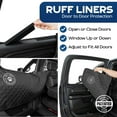 thumbnail image 2 of Ruff Liners Extensor de asiento trasero para perros con protección de puerta – Extensor de asiento de fondo duro resistente – Funda impermeable para asiento de coche para perros – Lavable a máquina co, 2 of 5