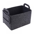 thumbnail image 1 of Panier de Rangement en Feutre Pliable pour Linge Sale avec Poignée, 1 of 4