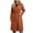 Orange, variant on Enjoytime Trench Coat Women Lapel Double Breasted Long Overcoat with Belt Long Sleeve Trendy Casual Fashion Fall Winter Outerwear