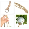 thumbnail image 5 of 6Packs of Hanging Planter, 4 Legs Hanging Basket Indoor Outdoor Wall Hanging Planter Holders Cotton Rope Flower Pot Hanging for Patio r Home Decor with Hooks(90cm/105cm/120cm), 5 of 8