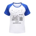 thumbnail image 3 of Godom Toddler Girl Clothes Short Sleeve Graphic Cotton Kids Summer Tops, 3 of 3