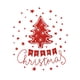 thumbnail image 1 of Toystoory Adhesivo de pared de árbol de Navidad, bricolaje, artesanía, fiesta, vacaciones, Navidad, calcomanía, atmósferas impermeables, decoración de Decoración del hogar Rojo Toystoory HA075057-03, 1 of 6