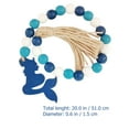 thumbnail image 2 of MLINS  Hanging Beads for Doorways Wooden Garland Decor Marine Decoration Beaded Child, 2 of 8