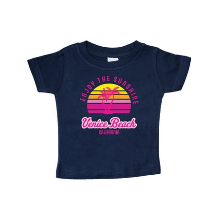 

Inktastic Summer Enjoy the Sunshine Venice Beach California in Pink Gift Baby Boy or Baby Girl T-Shirt