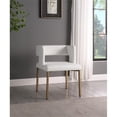 thumbnail image 2 of Pemberly Row Modern White Vegan Leather Dining Chair (Set of 2), 2 of 10