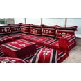thumbnail image 2 of Burgundy Arabic Majlis, Floor Seating Cushion for Adults, Futon Sofa Bed, Sectional Sofa, Turkish Sofa, Foldable Sofa Couch, Sleeper Sofa Bed, 2 of 5