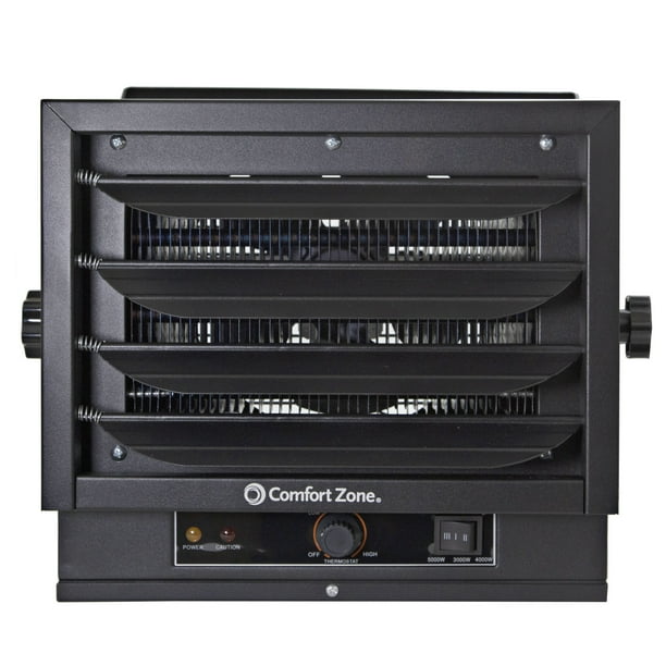 Comfort Zone Heater 240V Ceiling Mounted 5000W Black