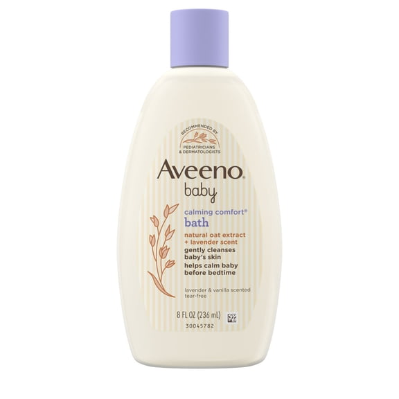 Aveeno Calming Comfort Baby Bath, Lavender And Vanilla - 8 Oz
