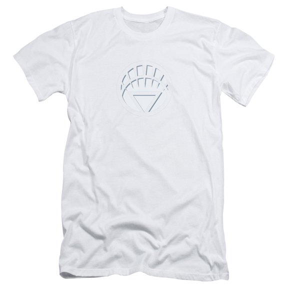 Green Lantern - White Lantern Logo - Slim Fit Short Sleeve Shirt - XX-Large