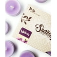 thumbnail image 4 of Pure Wisteria Tealight Candles Bulk Pack - 24 Purple Premium Scented Tea Lights - Essential & Natural Oils - Shortie's Candle Company, 4 of 7
