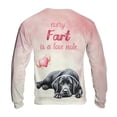 thumbnail image 2 of Every Fart is Love Note Labrador Retriever Guilty Face Happy Valentine's All Over Print 3D Sweatshirt Unisex Merch Lab Dog Lover Gifts - 01016, 2 of 6