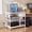 White, variant on Homieasy Heavy Duty 3D Printer Stand with Power Outlet & Filament Storage, 5-Shelf Printer Workstation Table with Drawer for Home & Office, Black