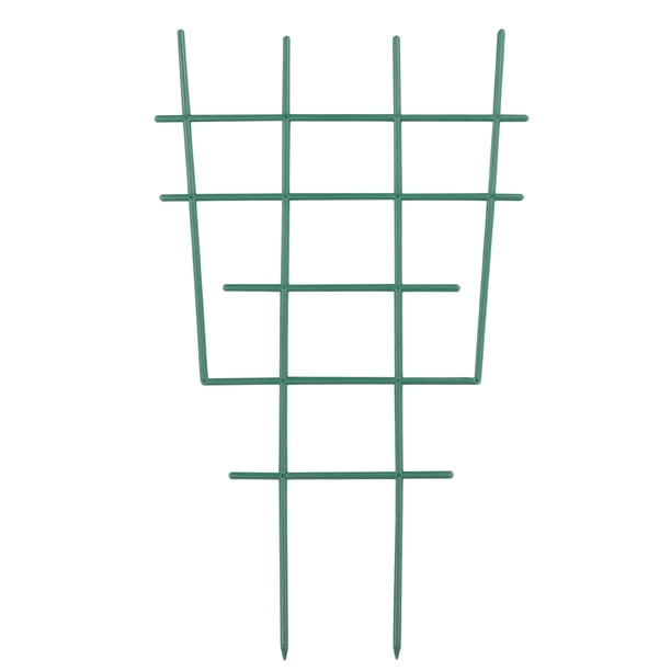 BRIGHTFUFU DOITOOL - 5 enrejados de plástico para jardín, soporte para plantas trepadoras, malla extensible para flores y jardinería (verde)