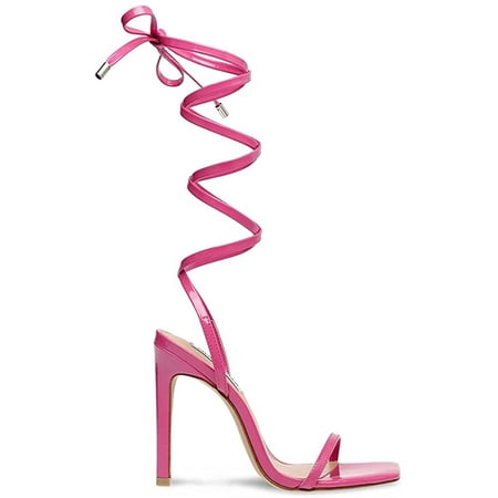 

Steve Madden Womens Uplift Heeled Sandal 10 Pink