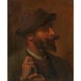 thumbnail image 3 of Auguste Boulard 20x24 Black Modern Framed Museum Art Print Titled - Rudolf Ribarz, Painter (Around 1880-1890), 3 of 5