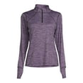 Athletic Works Women's Quarter Zip Active Jacket