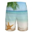 thumbnail image 6 of Kll Starfish In Beach Men'S Casual Summer Beach Shorts Hawaiian Shorts With Pockets-Xx-Large, 6 of 9