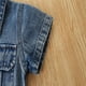 thumbnail image 4 of Odeerbi 2-12 Años Niñas Verano Conjuntos de Manga Corta Denim Camisa Denim Pantalones Cortos Conjunto de Dos Piezas Cropped Tops Cardigan, 4 of 9
