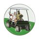 thumbnail image 1 of Marcador de pelota de golf de 25 mm, de aleación de zinc, esmaltado verde, redondo, sin sombrero Estilo D, 1 of 9