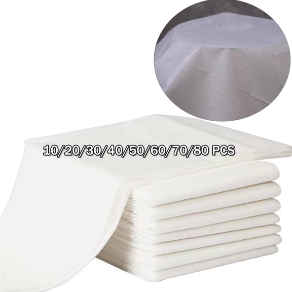 10/40/50/100 Pcs Disposable Massage Table Sheets 31" x 71" Non Woven Fabric SPA Bed Cover Breathable for Massage Beauty(White)