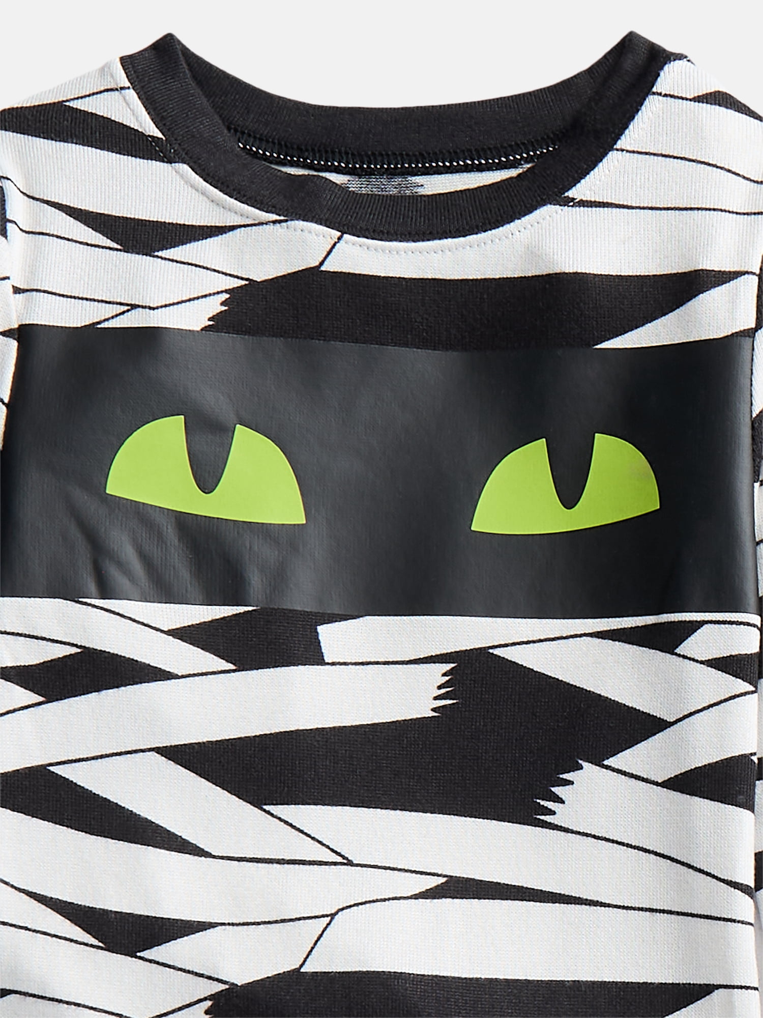 Halloween Boys' Glow In the Dark Top and Pants Pajama Set from Way to Celebrate, 2-Piece, Sizes 4-10