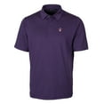 thumbnail image 2 of Men's Cutter & Buck Purple ECU Pirates Big & Tall Forge Pencil Stripe Stretch Polo, 2 of 3