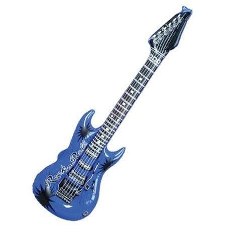 Inflatable Blue Hero Costume Party Decoration Guitar