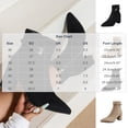 thumbnail image 4 of Taqqpue Women's Ankle Boots Pointed Toe Side Zip Slip On Mid Heel Comfortable Dress Booties for Women Size 5.5-10.5 Fashion Dress Shoes Fall Winter Footwear Casual Walking Daily Wear, 4 of 10