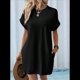 thumbnail image 5 of Vestidos de Verano para Mujer, Moda 2025, Minivestido de Corta, Negro, Talla M, 5 of 10