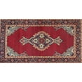 thumbnail image 1 of Ahgly Company Indoor Rectangle Traditional Dark Almond Brown Persian Area Rugs, 2' x 5', 1 of 6