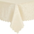 thumbnail image 2 of REGALWOVEN 1 Pack Nappe Rectangulaire, Couverture de Table en PVC, Adaptée pour Table à Dîner Champagne 140x180cm, 2 of 5