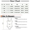 thumbnail image 3 of Women's Wrap V Neck Lantern Long Sleeve T Shirt Bodysuit Leotard Fashion Tunic Tops Tees Basic Leotard Jumpsuit, 3 of 7