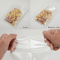 thumbnail image 3 of 100 Pieces 20x30cm Vacuum Sealer Bags with Tear Recess Clear Plastic Flat Pouches Bulk Food Packaging Bags, 3 of 8