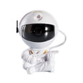 thumbnail image 5 of Lámpara proyector de cielo estrellado robot espacial, lámpara de mesa pequeña con proyección de atmósfera de cielo estrellado, luz nocturna de nebulosa láser, 5 of 5