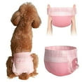 thumbnail image 1 of 10 Pcs Couches pour Chien Extensibles avec Trou pour Queue Super Absorbantes et Anti-Fuites pour Incontinence Période de Chaleur Entraînement TP, 1 of 13