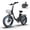 L20-Black PRO, variant on GOKEEP Folding Electric Bike for Adult, 52V 13Ah Removable Battery, 20" Fat Tire & Front Suspension Electric Bicycles, 7-Speed Commuter Ebike, UL2849, Black