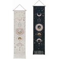 thumbnail image 1 of 2 Pack Moon Tapestry Moon Phase Tapestry Art Bohemian Tapestries Constellation Tapestry, 1 of 5