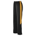 thumbnail image 2 of Augusta 7752A Ladies Medalist Pant - Black and Gold- Large, 2 of 2