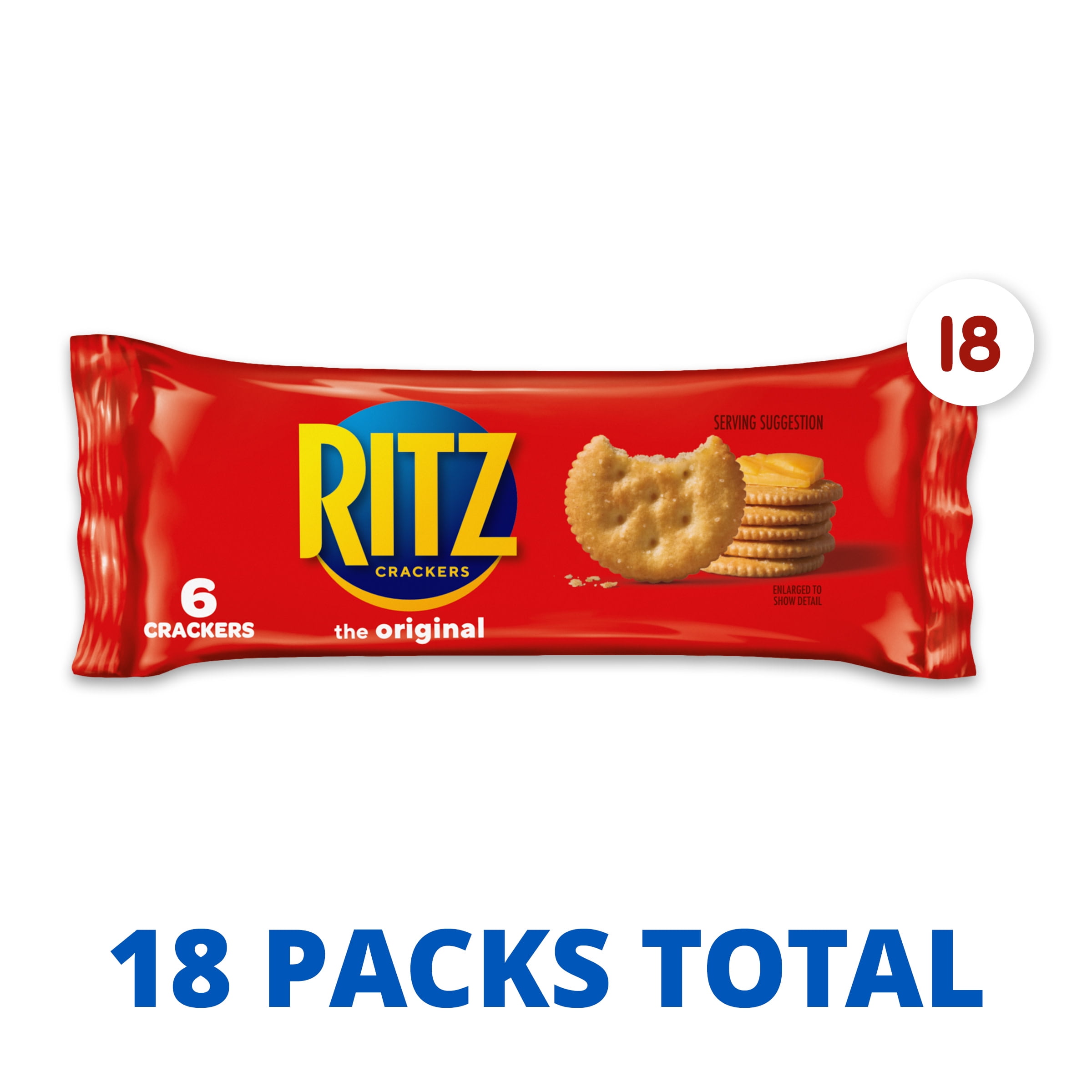 RITZ Original Crackers, 18 Snack Packs
