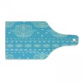 thumbnail image 1 of Hamsa Cutting Board, Theme Hamsa Hands Geometric and Floral Pattern Evil Eye Protection, Decorative Tempered Glass Cutting and Serving Board, in 3 Sizes, by Ambesonne, 1 of 2