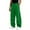 01#Green, variant on Men's Solid Color Wide Leg Sweatpants Elastic Drawstring Waist Loose Straight Leg Casual Streetwear Workout Trousers with Pockets