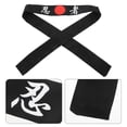 thumbnail image 2 of ColoMX Diadema de karate, diadema japonesa de samurái, accesorio para disfraz de chef de sushi, decoración para la cabeza, 2 of 7