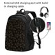 thumbnail image 2 of Balery Gold Spiders And Cobwebs Mochila con carga USB para hombre y mujer - Mochila impermeable y antirrobo para portátil con puerto USB para viajes, trabajo, estudios y universidad, 2 of 7