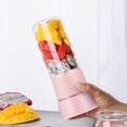 thumbnail image 4 of Taza exprimidora portátil, taza exprimidora eléctrica recargable por USB, taza exprimidora personal para batidos, máquina mezcladora de alimentos para bebés, 4 of 5