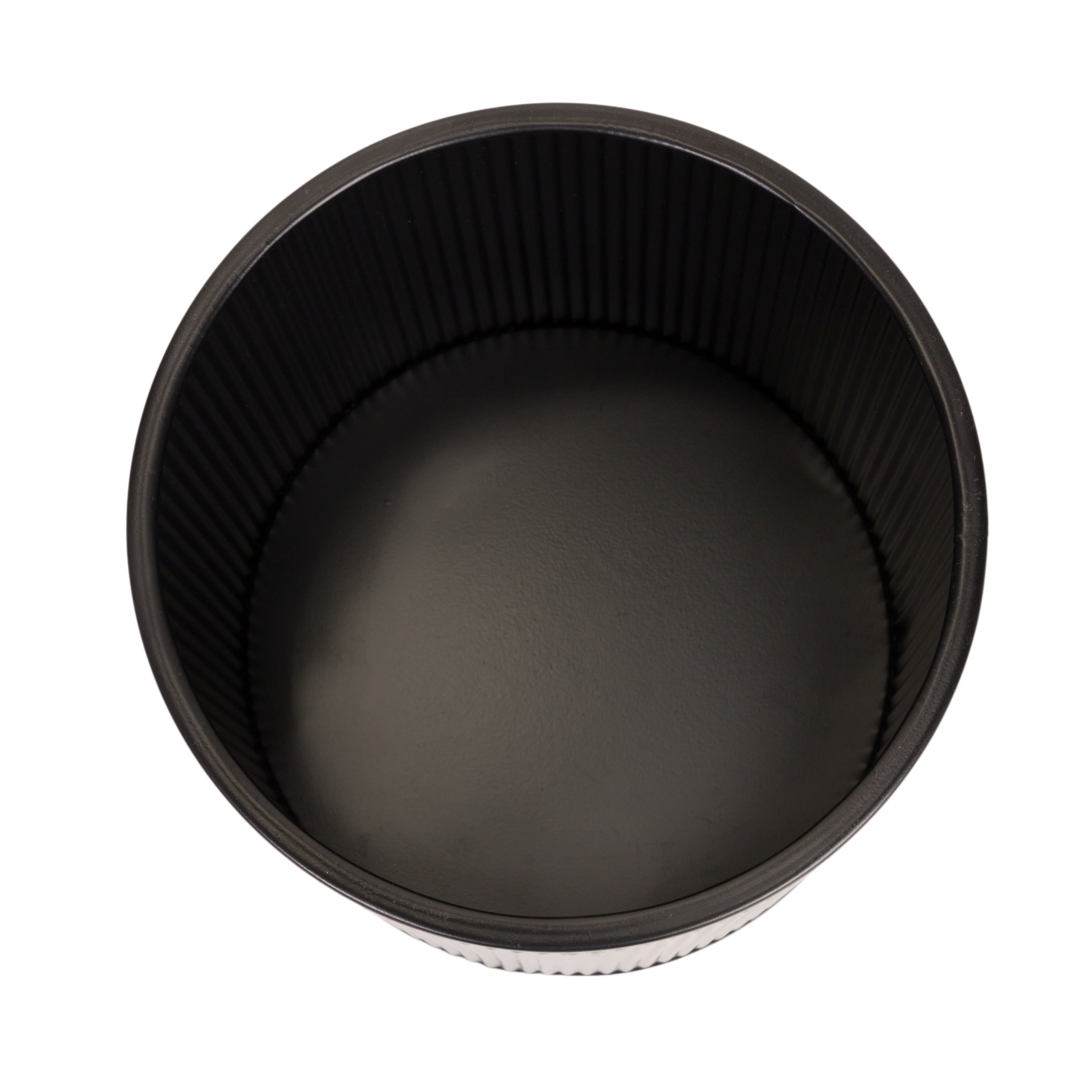 Aspire Home Accents 18" x 13.75" Round Black Metal Plant Pot