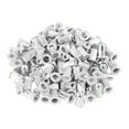 thumbnail image 1 of 110 Pcs M4 Silver Tone Aluminum Alloy Car Auto Flat Head Rivet Nut Threaded Insert, 1 of 6